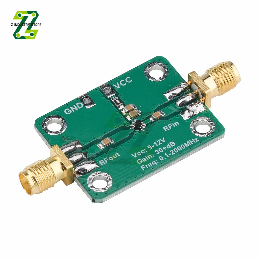 

0,1-2000 МГц усиление 32 дБ RF широкополосный усилитель с низким уровнем шума LNA макетная плата