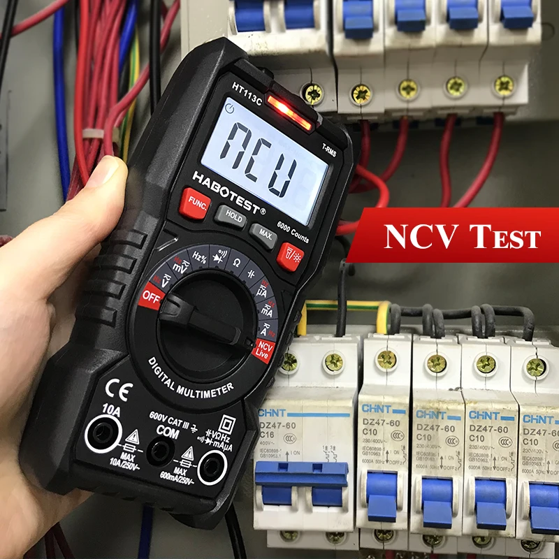 Habotest HT113C цифровой мультиметр тестер Профессиональный Транзистор тестер мультитестер мультиметр