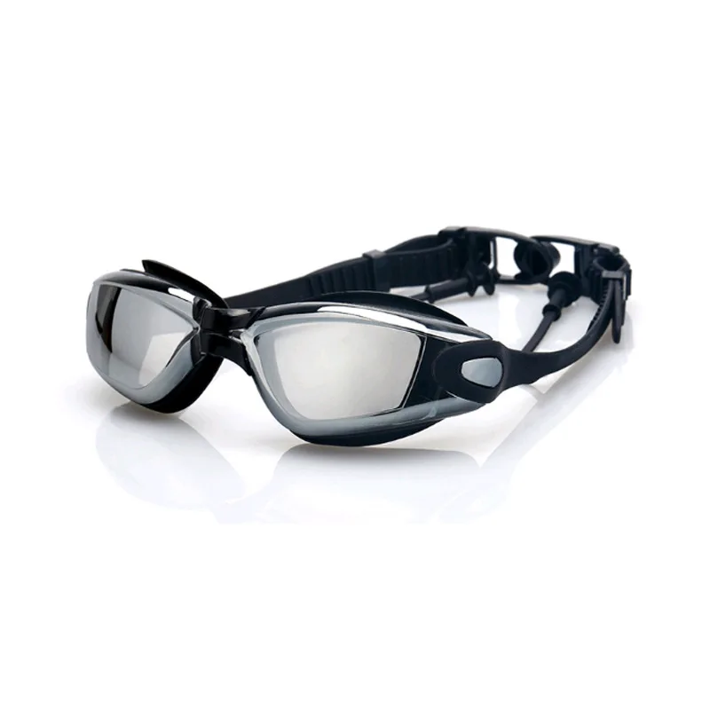1 Pair Electroplating UV Waterproof Anti fog Swimwear Eyewear Swim Diving Water Glasses Adjustable Swimming Goggles For Adults
