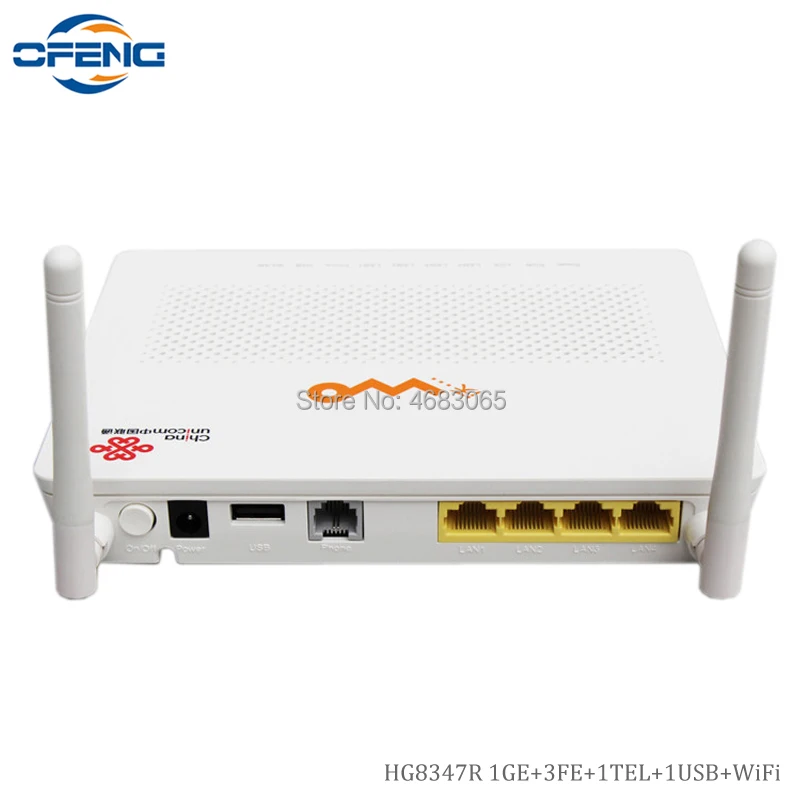Huawei HG8347R gepon ftth onu 1GE + 3FE 1TEL 1USB wifi английская прошивка такая же функция как HS8545M5 HG8546M