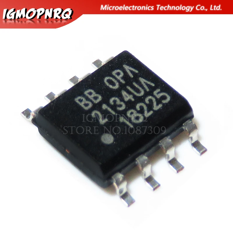 10PCS OPA2134UA SOP8 High Performance AUDIO OPERATIONAL AMPLIFIERS OPA2134 SOP SOP-8 | - Фото №1