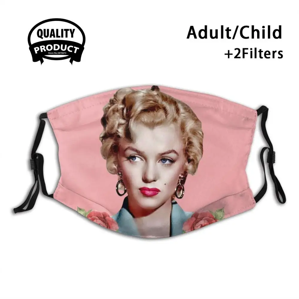 

Marilyn Monroe противопылевые маски с фильтром для мужчин женщин детей девочек мальчиков подростков Лидер продаж сценическая голливудская поп-ар...