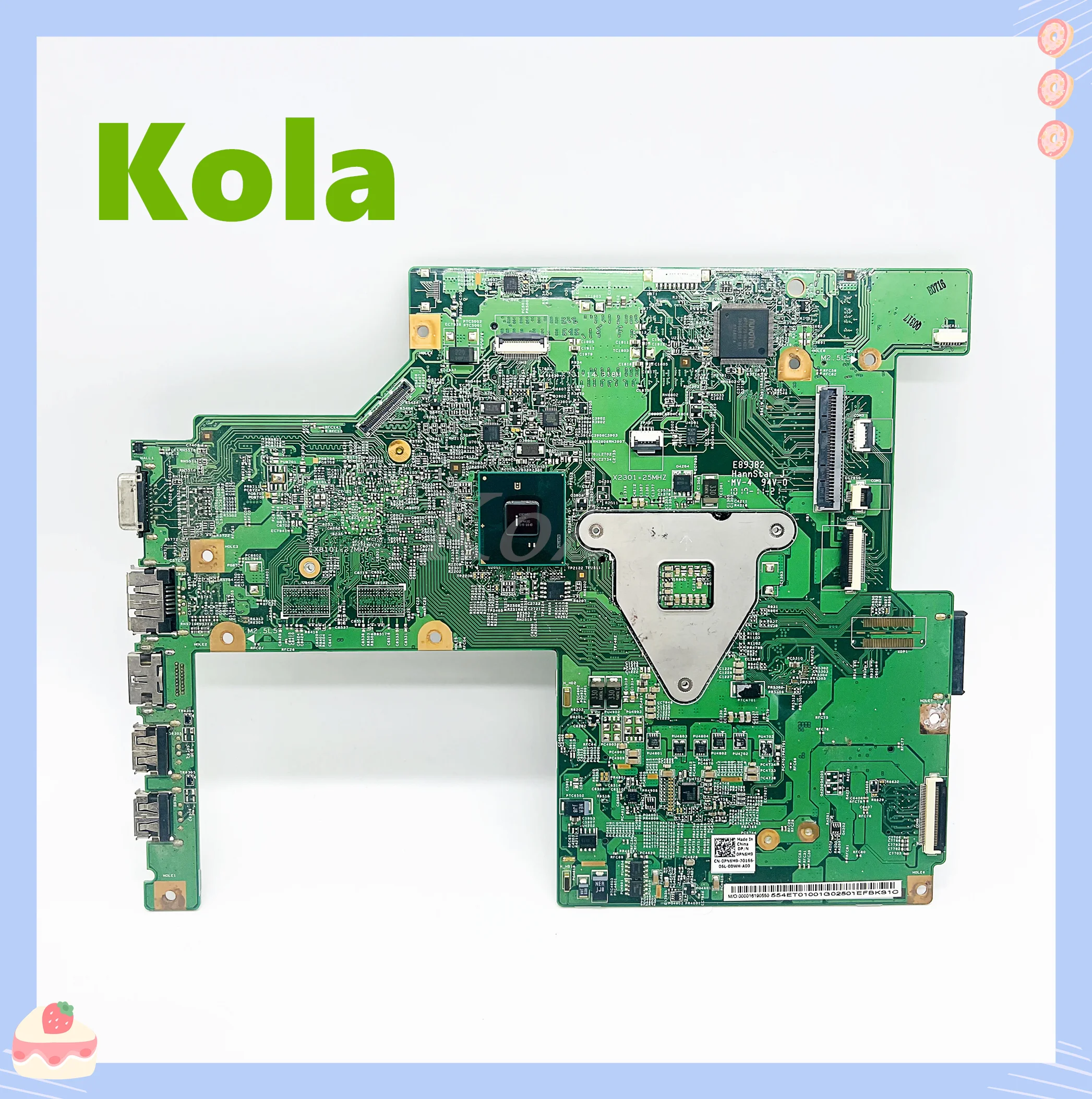 Материнская плата для ноутбука DELL Vostro V3500 3500 материнская CN-0PN6M9 0PN6M9 PN6M9 HM57 DDR3 100%