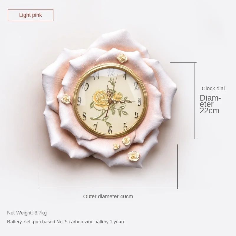 

Clock Wall Clock Living Room Home Modern Minimalist and Magnificent Wall Personality Electronic Clock Wall Calendar European