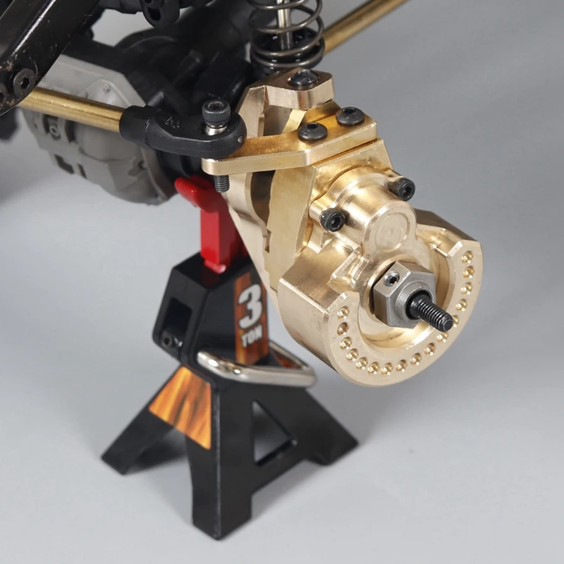 

1 Set Brass Steering Knuckle & Knuckle Portal Cover Counterweight for 1/10 RC Crawler Traxxas TRX4