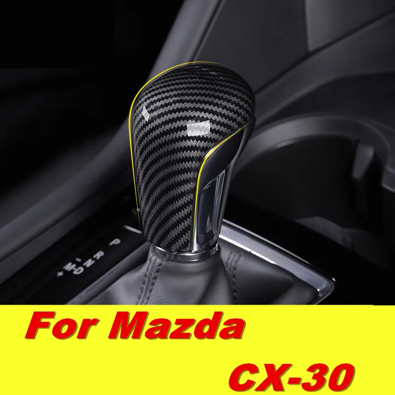 Для Mazda CX30 CX 30 модифицированные наклейки из углеродного волокна для интерьера