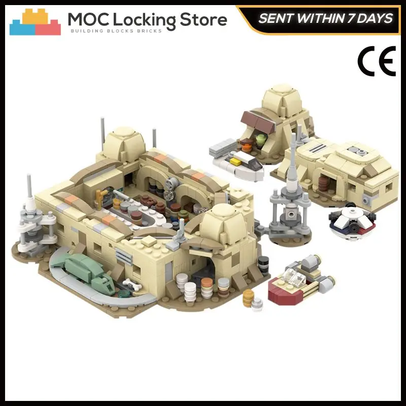 

Star MOC-57537 Micro Mos-Eisley-CantinaED MOC Bricks Compatible with Small Building Blocks Assemble Toys Movie Collection