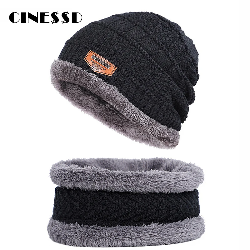 Зимние шапочки шапки шарф коралловый флис для мужчин мягкая теплая дышащая