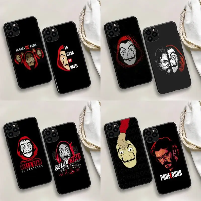 

La Casa De Papel Phone Case For iPhone 13 12 mini 11 Pro max 8 7 6S Plus X XS 5S SE 2020 XR Capa