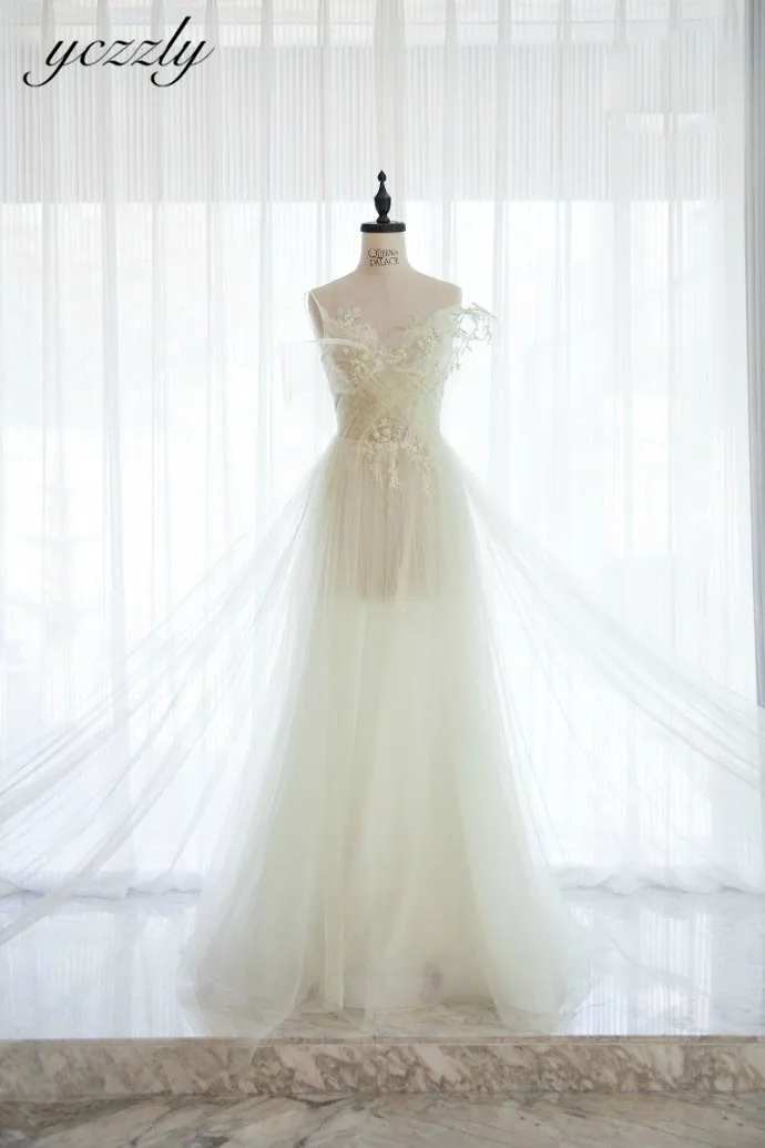 

Vestido Noiva 2019, простое женское платье с открытыми плечами, длинное пляжное свадебное платье в пол, RW279