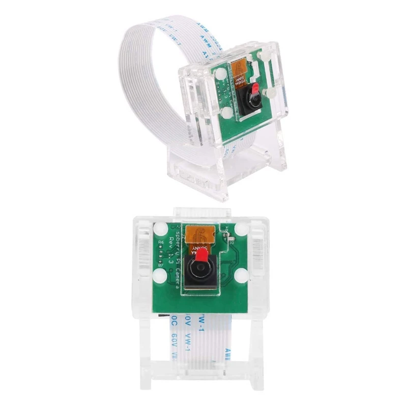 Модуль камеры 5MP веб-камера видео 1080P + прозрачный держатель для Raspberry Pi 4/3B +/ 3B/2B/Zero |