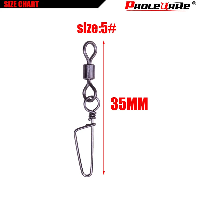 

20pcs/lot Fast Fishing Swivels Connector Snap 0#-6# Ball Bearing Rolling Swivel For Fishhook Lure Carp Fishing Accessories Tool