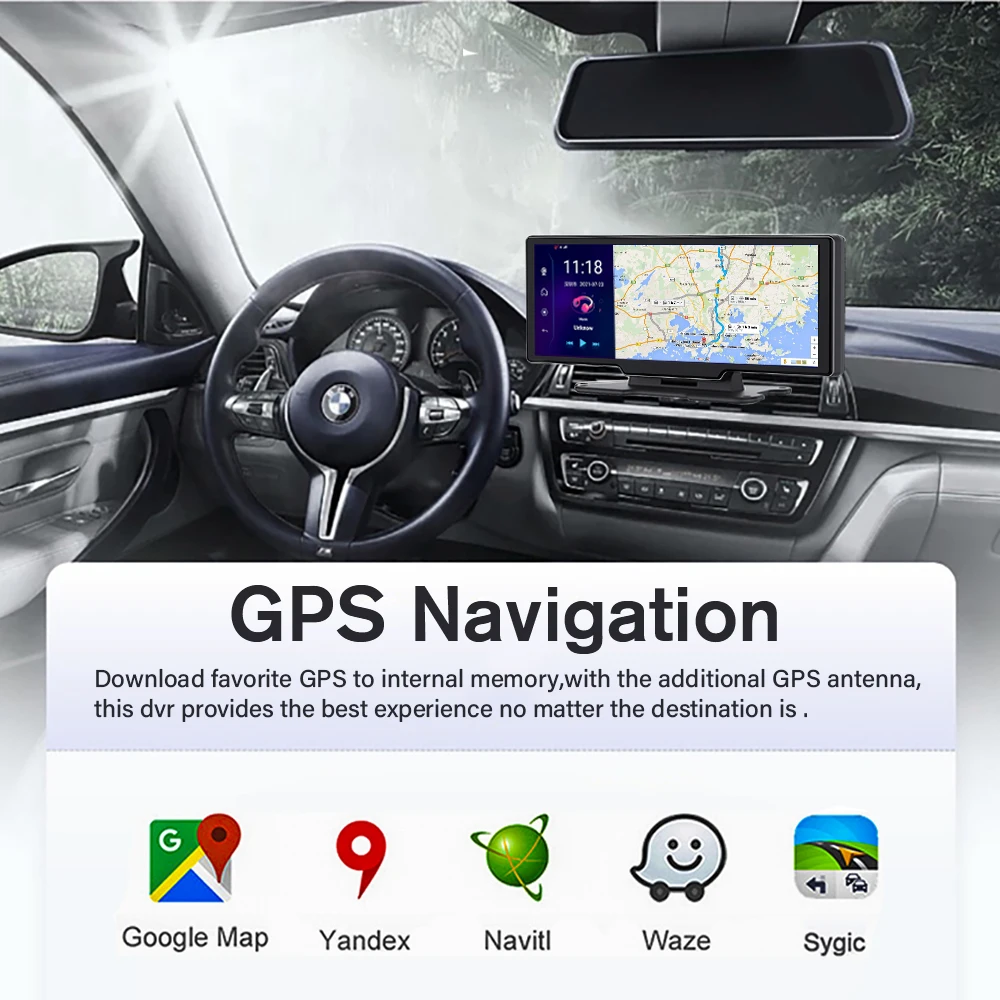 Автомобильное зеркало заднего вида 10 26 дюйма 4G Android Автомобильный