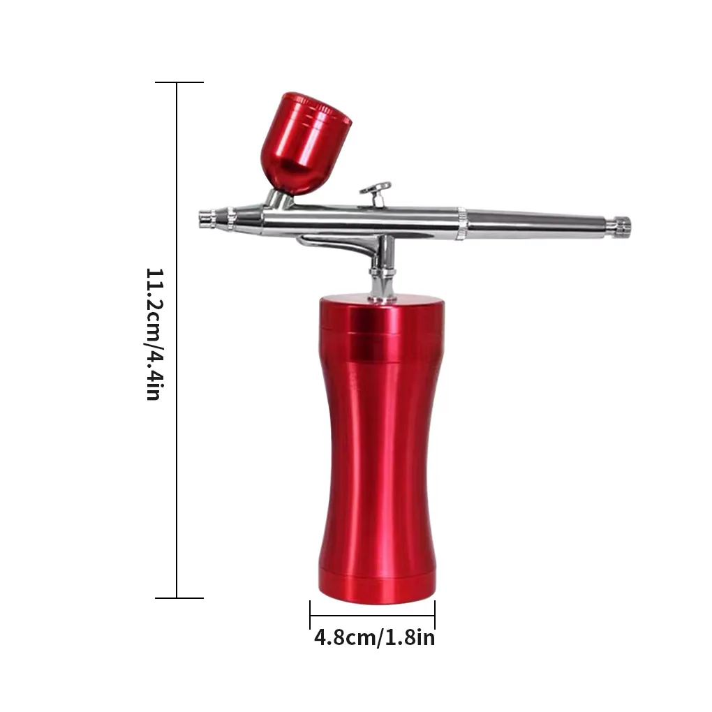 

Top 0.3mm Mini Air Compressor Kit Air-Brush Paint Spray Gun Airbrush For Nail Art Tattoo Craft Cake Fog Mist Sprayer