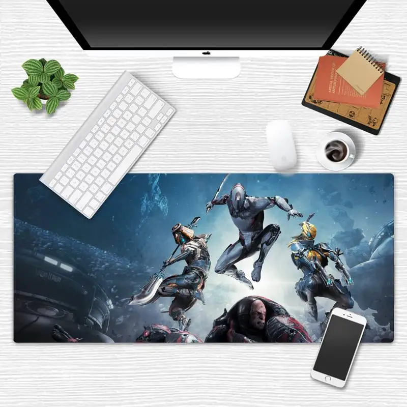 

warframe game Office Mice Gamer Soft Mouse Pad Desk Table Protect Game Office Work Mouse Mat pad X XL Non-slip Laptop Cushion
