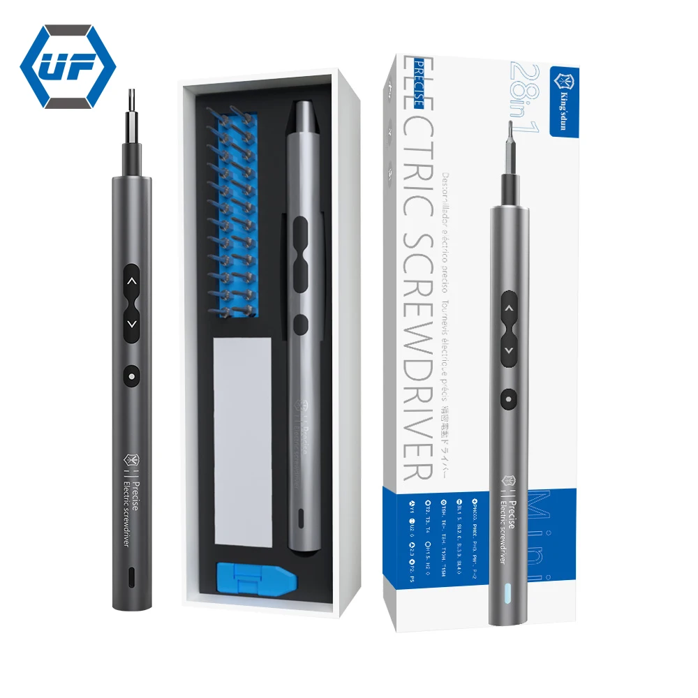 

28 In1 New Product Mini Electric Screwdriver Rechargeable Cordless Power Screw Driver with LED Light Lithium Battery