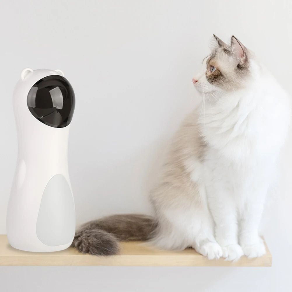 

Adjustable Automatic Cat Toys Interactive Smart Teaser LED Laser Funny Electronic Pet Kitten Training Entertaining Toy
