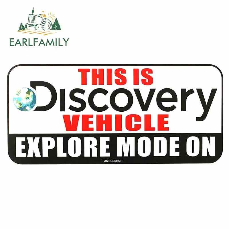 EARLFAMILY 13 см x 6 2 это открытием для транспортного средства мотоцикла автомобиля