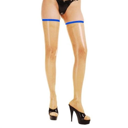 Женские корсеты из латекса Резина ноги носки Прозрачный теплые колготки Размеры