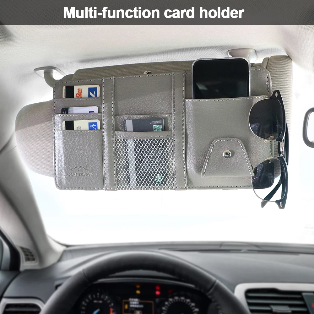 Автомобильный козырек для купюр держатель карт CD Органайзер dvd дисков чехол