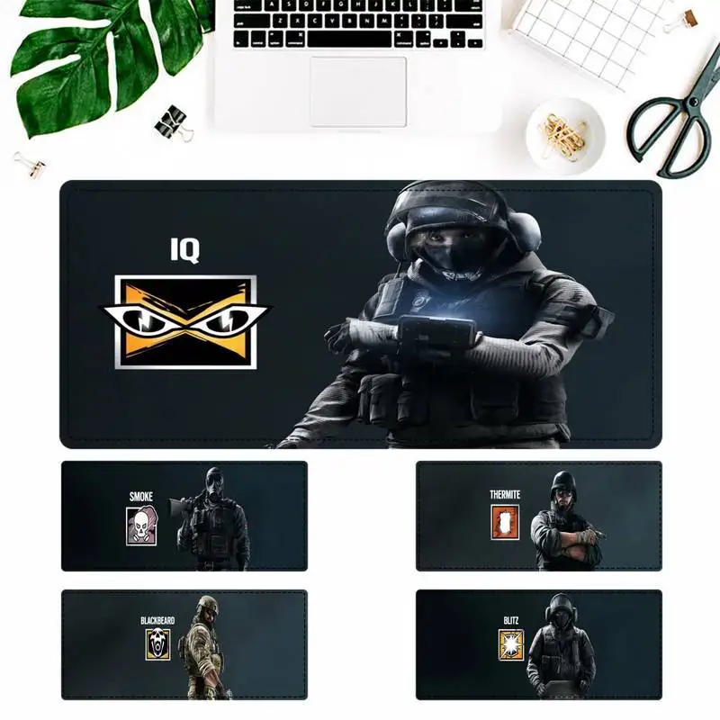 

Funny Rainbow Six Siege Mouse Pad Gaming MousePad Large Big Mouse Mat Desktop Mat Computer Mouse pad For Overwatch