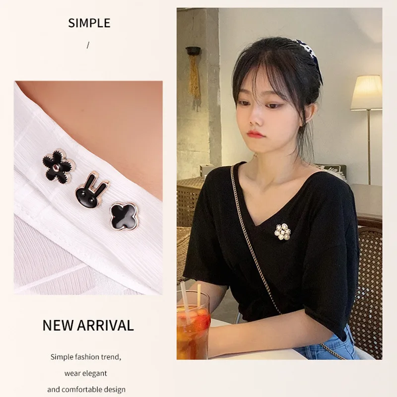 5 шт. съемные пуговицы с жемчугом