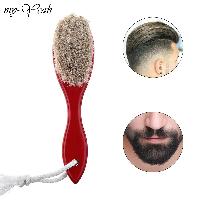 4 цвета Мужская щетка для бритья лошадь щетина лицевая шея волос гребень