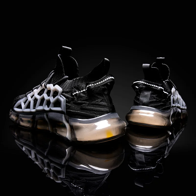 

Abhoth Fashion Sneakers Mens Shoes High-top High-quality Height Increasing Shoes Lace Up Light Breathable Walking Casual Shoes