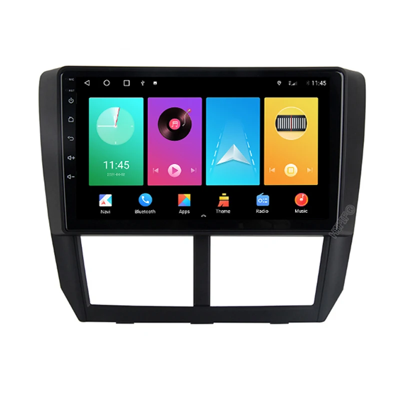 Автомагнитола 2 Din 9 дюймов GPS мультимедийный плеер Android 10 авто для Subaru Forester 2008-2012 4