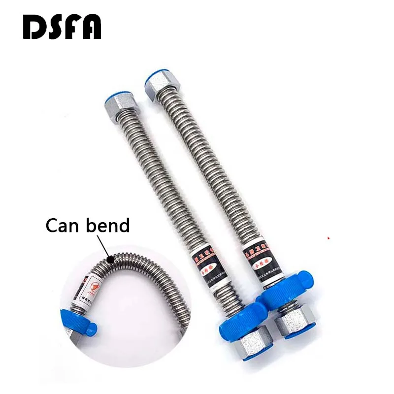 Гофрированный Сантехнический шланг из нержавеющей стали 304 водонагреватель для