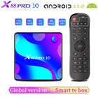 ТВ-приставка X88 PRO 10 на Android 128, 4 + 5,8 ГБ, RK3318, BT4.0, H.265, 4K, ГГц