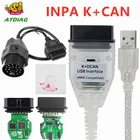 Для смартфонов K + CAN K CAN INPA с чипом FT232RL с переключателем для смартфонов K DCAN USB-кабель с 20-контактным интерфейсом для смартфонов