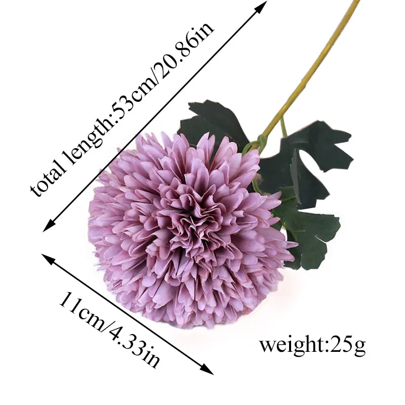 

1PC Dandelion Flower Ball Dandelion Flower Ball Wedding Decoration For Home Party Hotel Garden Decoration Simulation Silk Flower
