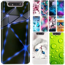 Для Samsung Galaxy A80 силиконовый мягкий чехол для телефона из ТПУ 2019 A 80