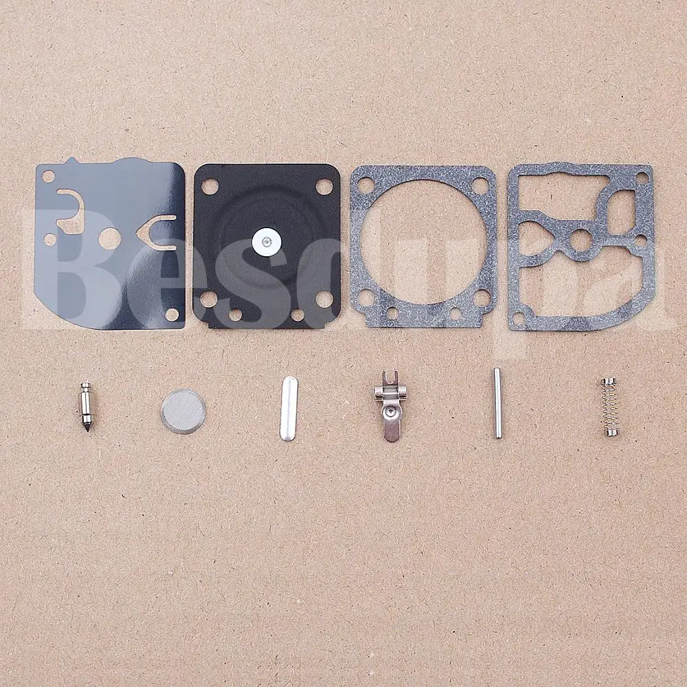 Carburetor Carb Repair Rebuild Kit For ZAMA RB-129 C1M-W26 W26A / W26B W26C Series Tool Replacement Spare Part | Инструменты