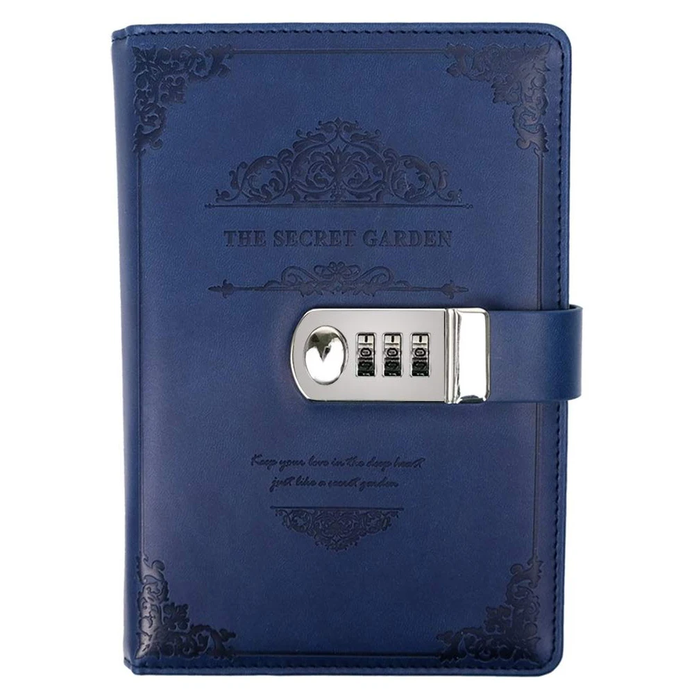 Высококачественный блокнот из искусственной кожи с цветочной текстурой в