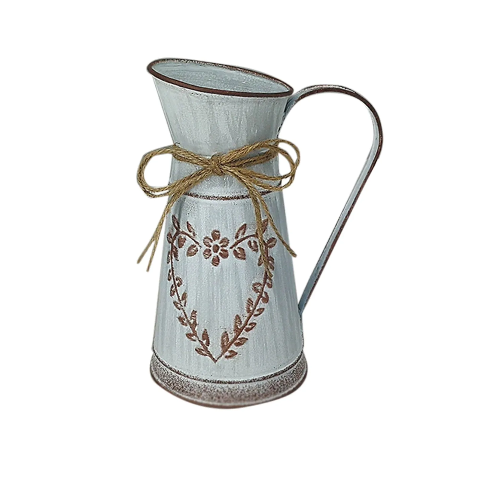 Антикварная Цветочная ваза в форме сердца с листьями античное домашнее