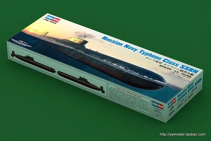 1/350 Russian Navy Typhoon Class Ssbn Plastic Model Kit Hobb