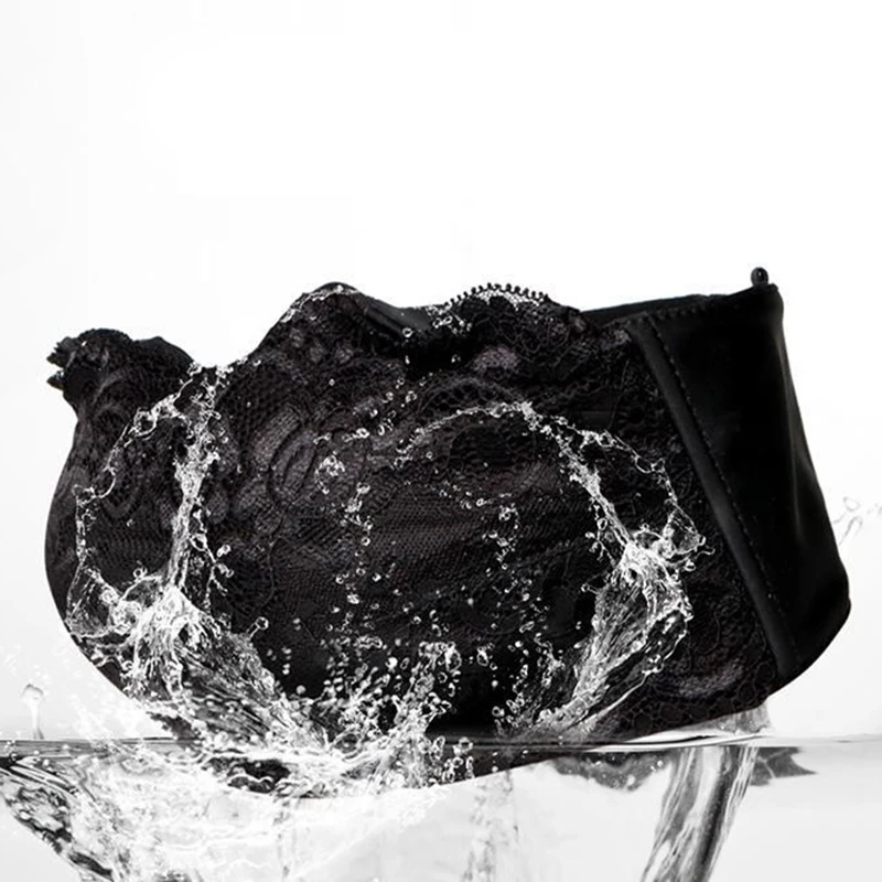 

Breast Enhancer Breast Massager Black Lace Wireless Charging Electric Red Light Moxibustion Hot Compress Breast Massage Machine