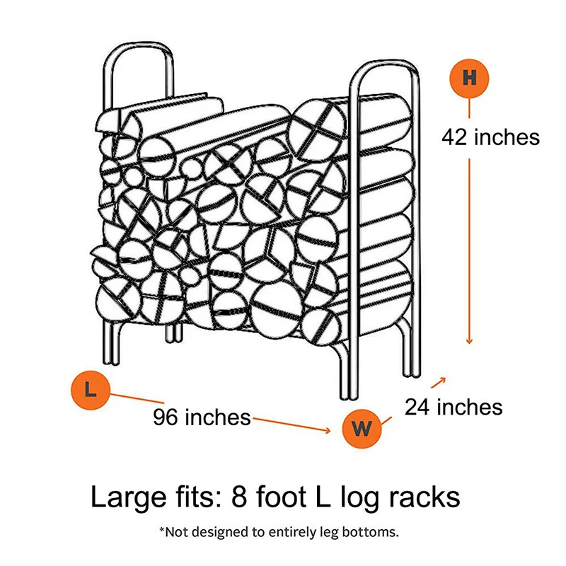 Наружная вешалка для внутреннего дворика садовая дрова водонепроницаемая