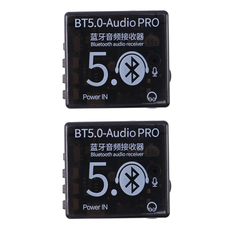 

2X BT5.0 Audio Pro Bluetooth Audio Receiver MP3 Lossless Decoder Board Wireless Stereo Music Car Speaker Receiver