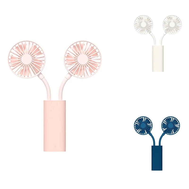 

Small Handheld Fan,Dual Head Fan,2-In-1 Multi-Purpose Small Fan,Mini Personal Fan,3 Speed Adjustable,for Travel