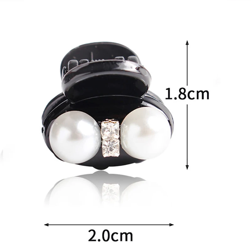 1 шт. Модные женские заколки для волос с жемчугом кристаллами Стразы мини-корона