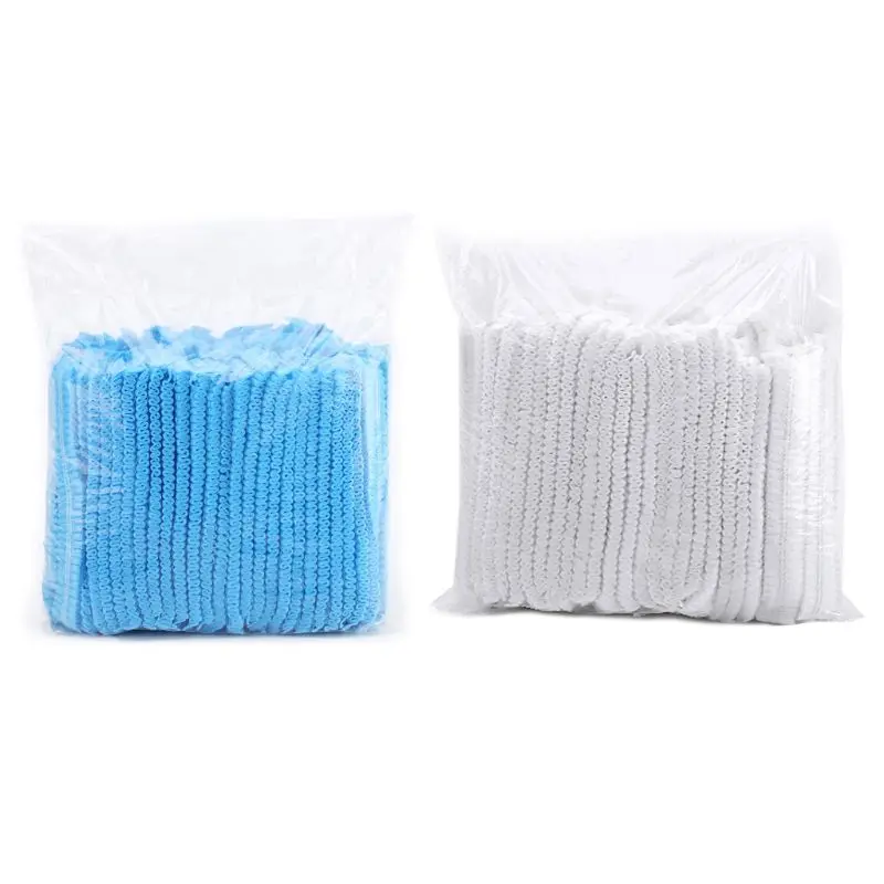 Disposable Bouffant Hair Head Cover Net Non-Woven Labs Food Service 667D | Красота и здоровье