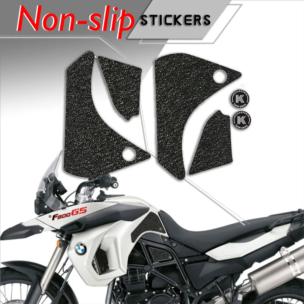 

Motorcycle Tank Pad Tank grip friction protector Non-slip decals Waterproof sticker Knee Pads for BMW 2009-2012 F 800 GS