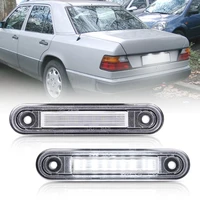 for benz e class w124 w201 c class w202 led license number plate light 12v car rear tail lamps