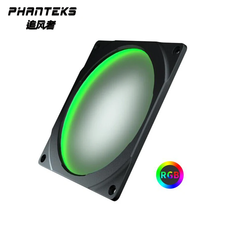 PHANTEKS Halos 120 мм RGB красочный светодиодный апертура вентилятора совместим с вентилятором 12 см/длинным винтом синхронный контроль материнской платы