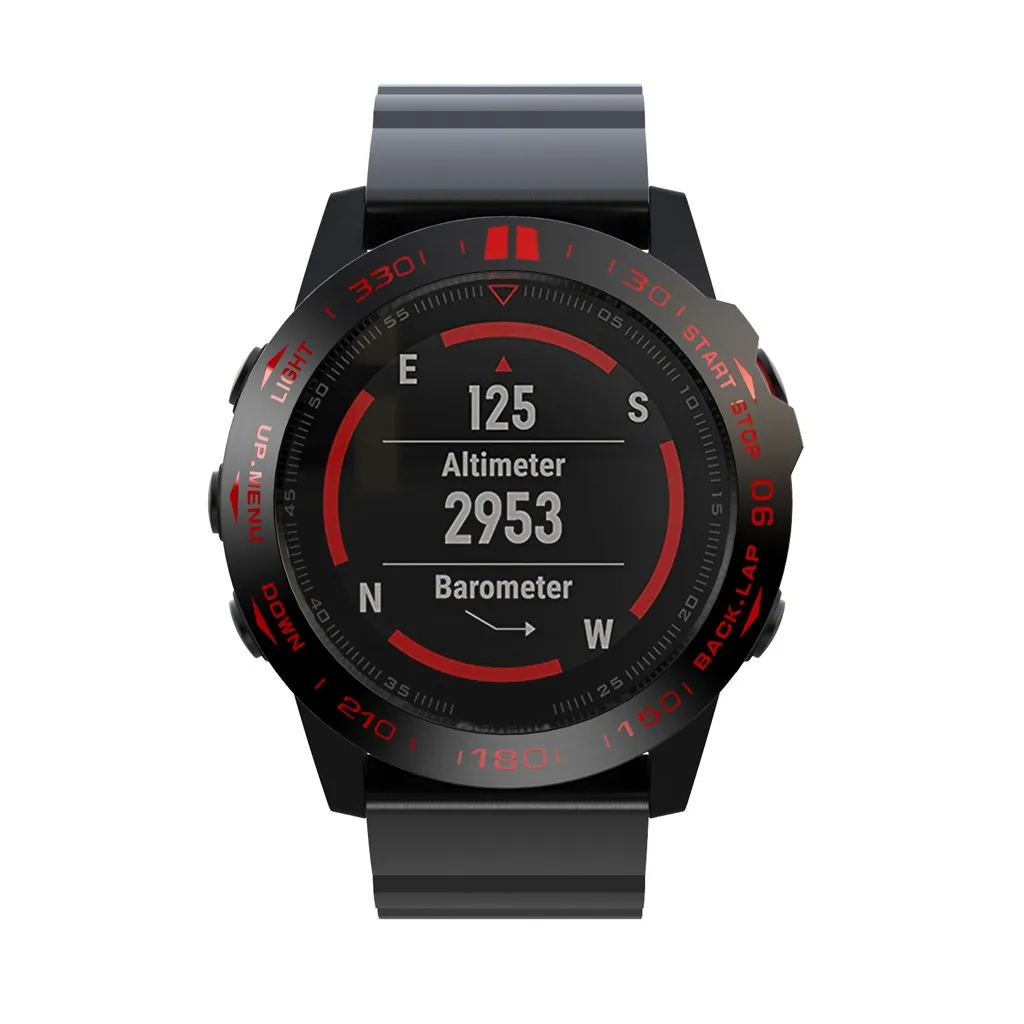 Для Garmin Fenix 5X/Fenix5X Plus Часы Ободок кольцо клейкая крышка нержавеющая сталь умные часы аксессуары защитный чехол#1205