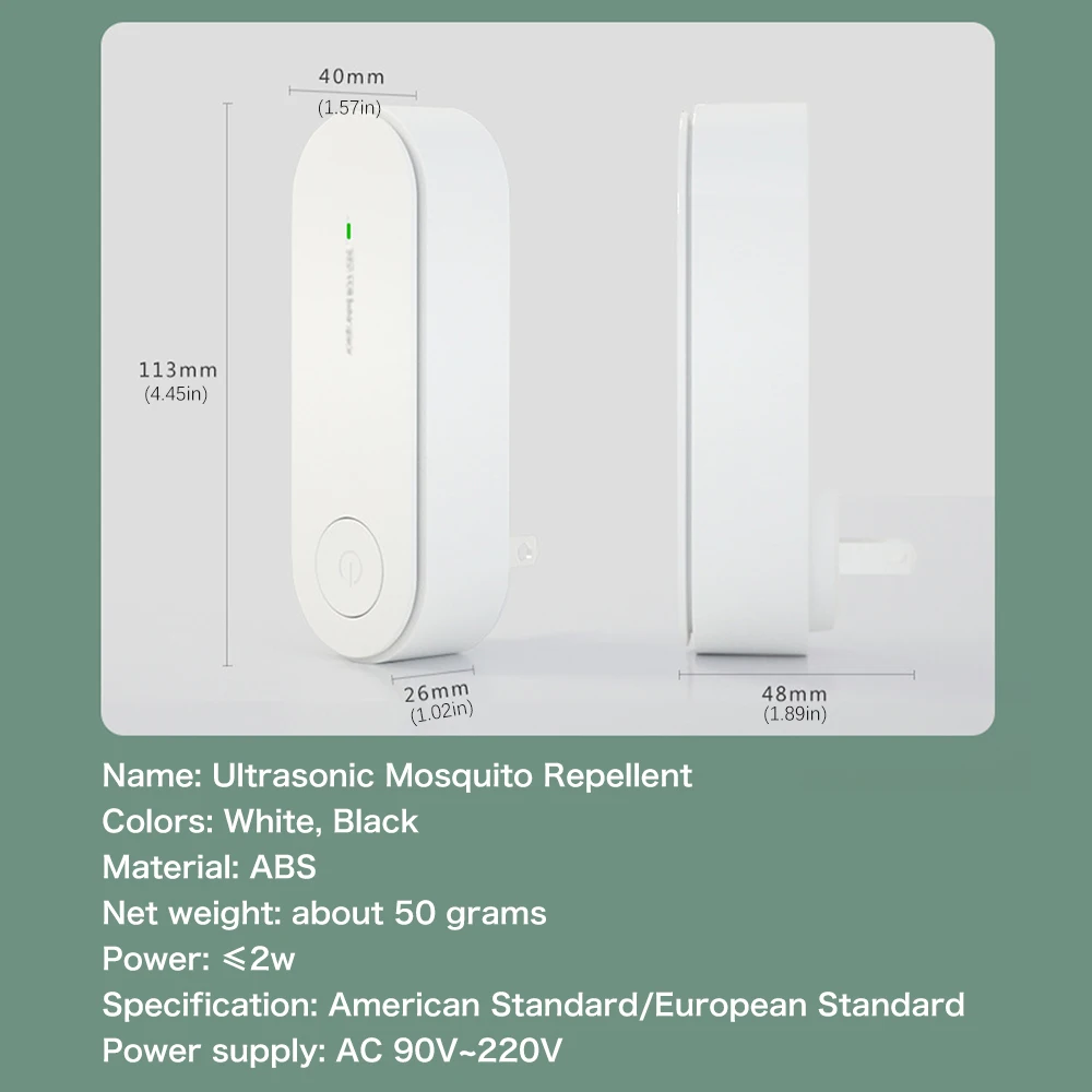 

Electric USB Mosquito Killer Pest Reject Ultrasonic Electromagnetic Repeller Anti Mosquito Repellent Home Useful Supplies