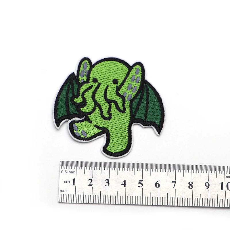 Нашивки с вышивкой в стиле аниме Cthulu креативные нашивки аппликацией для одежды